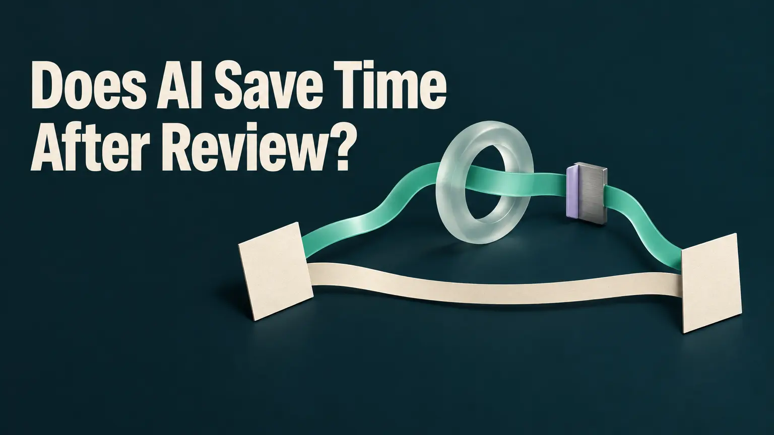 Editorial illustration for How to Tell Whether an AI Workflow Saves Time After Review